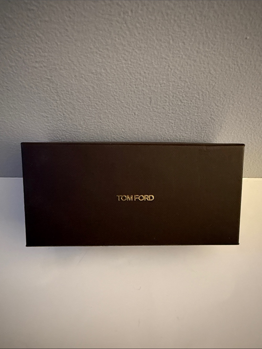 Tom Ford Brown Gift Box with Gold Logo
